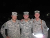 LTC Dave Chase, COL Mike Herman, and MAJ Jim Linn at Ali Al Salem Air Base, Kuwait