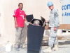SSG Pulscher and Ananth with  coffin made for Haunted Casino